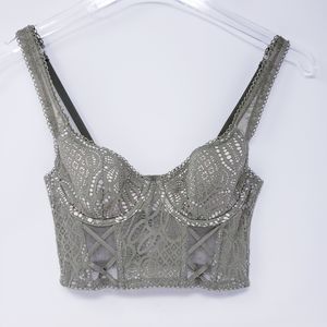 Victoria's Secret Olive Lace Bra